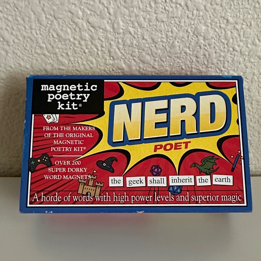 Nerd-Themed Magnetic Poetry Kit